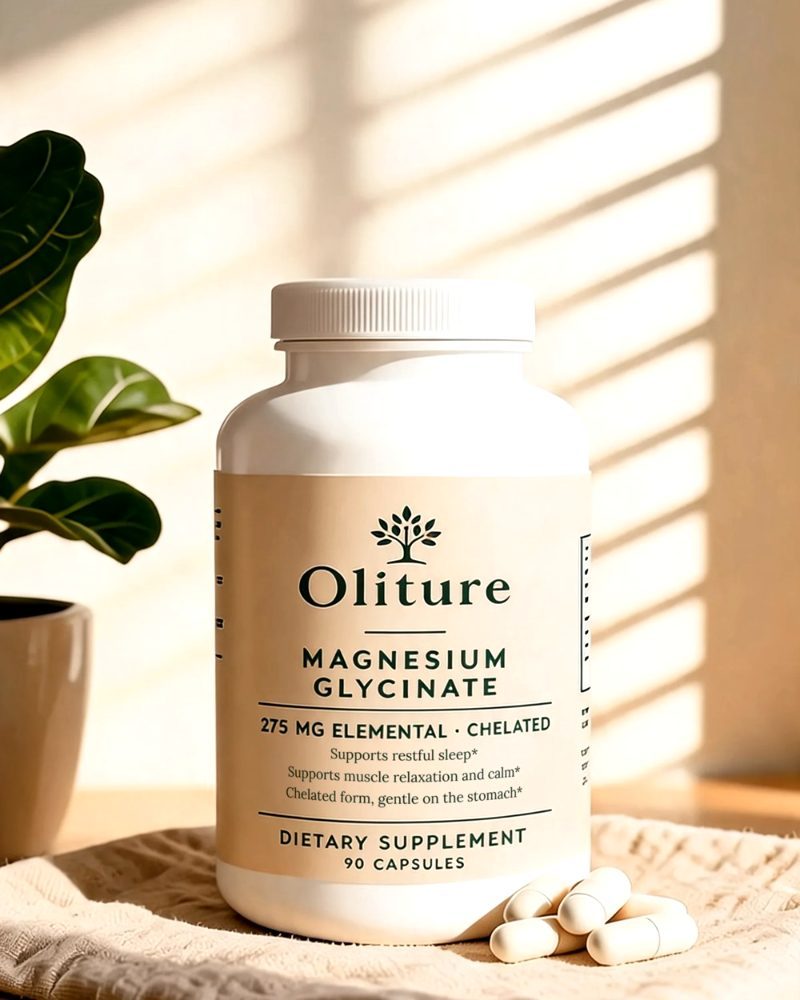 Clean supplement facts label